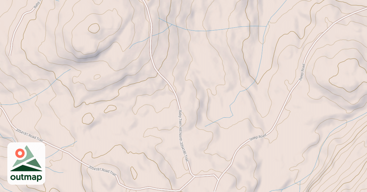Map of Baby Twin Hill North 2054180