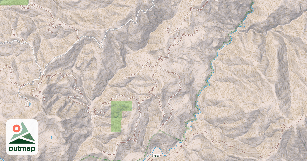 Map of BLUE RIDGE
