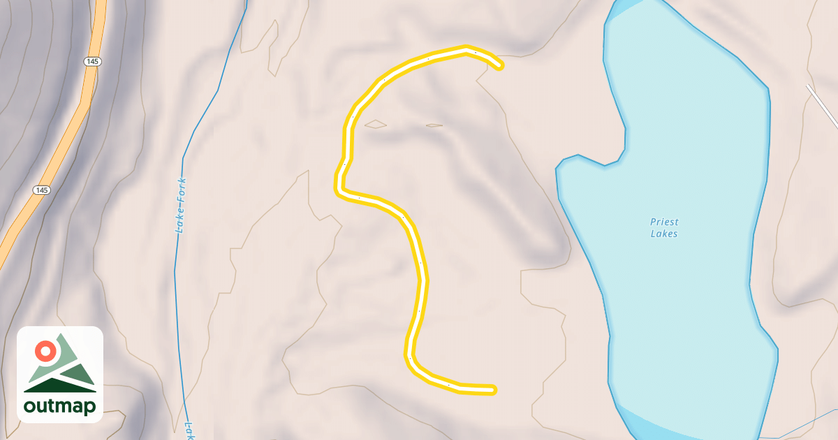 Map of Outer Lake Loop