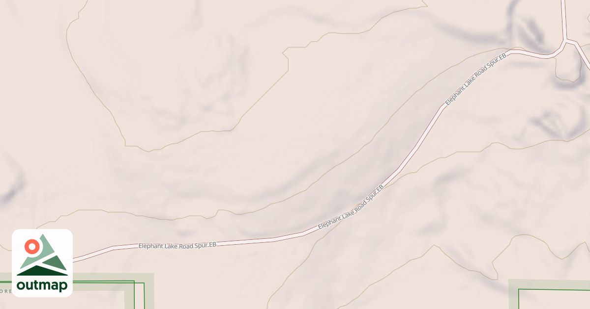 Map of ELEPHANT LAKE SPUR EB