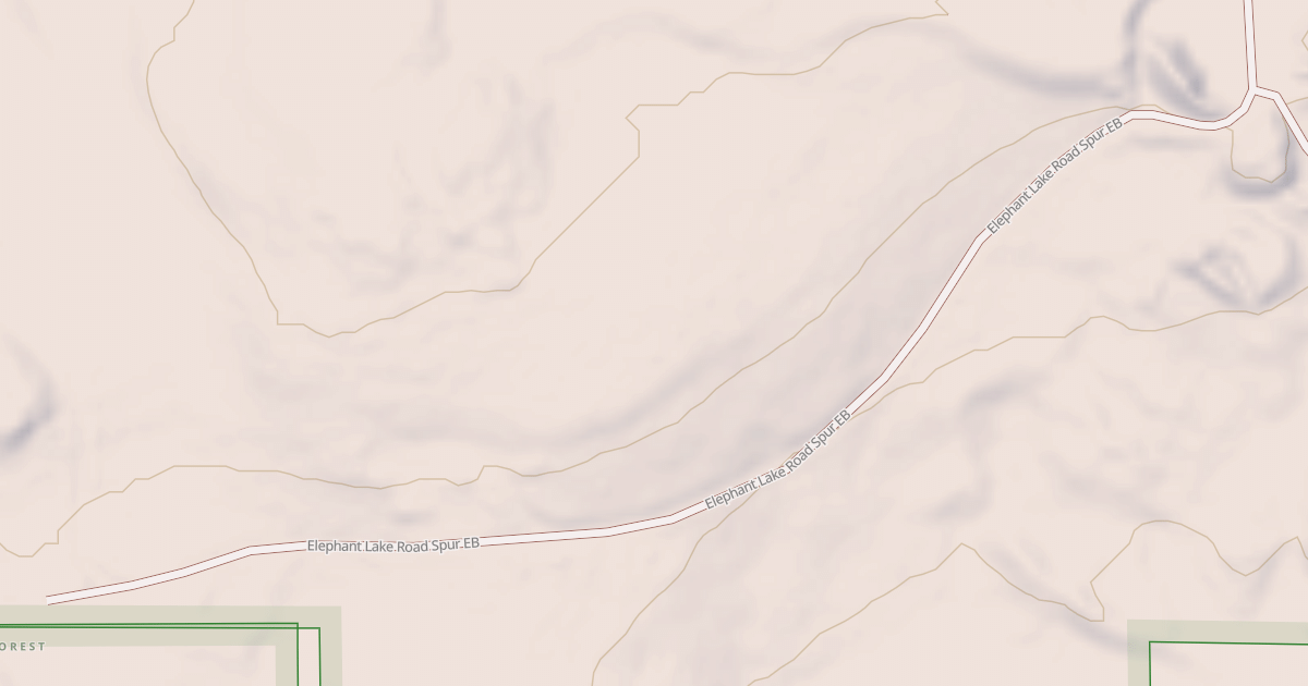 Map preview of ELEPHANT LAKE SPUR EB