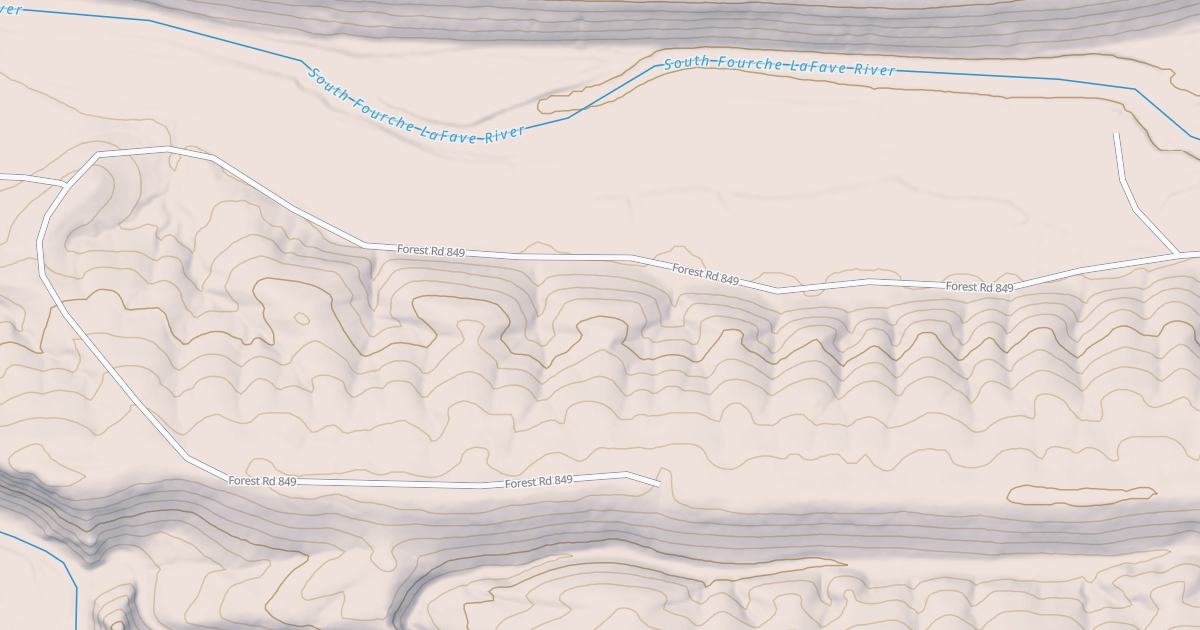 Map preview of USFS National Forest System Roads {1F5DA70D-550B-496E-9EC9-797A93BEE148}