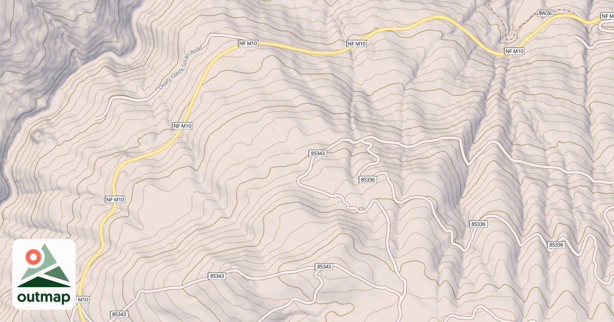 Map of FOUTS-BEAR CREEK