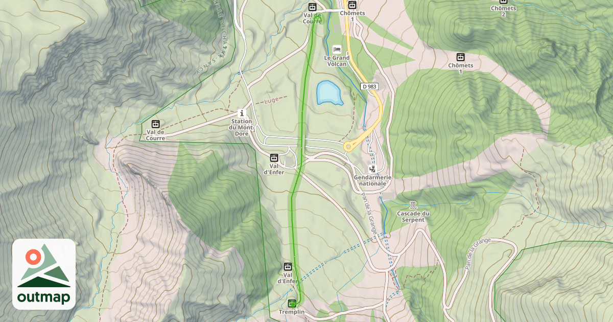 Map of Chamois