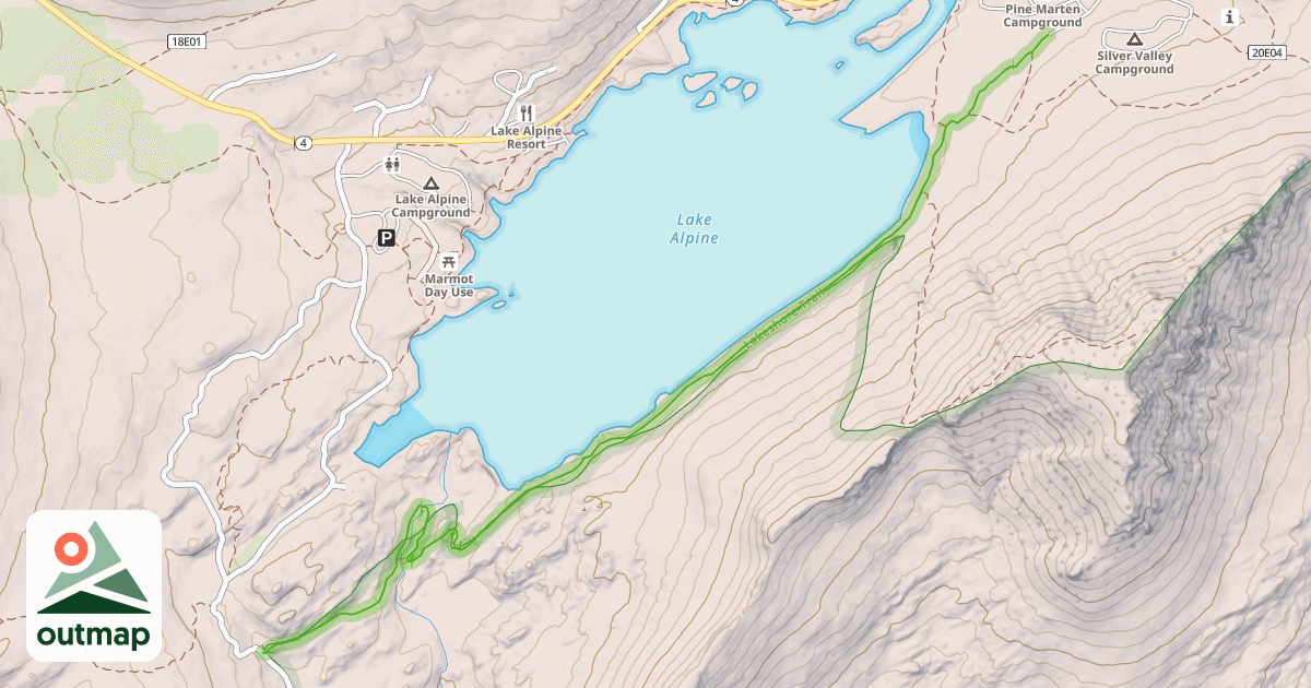 Map of Lakeshore Trail