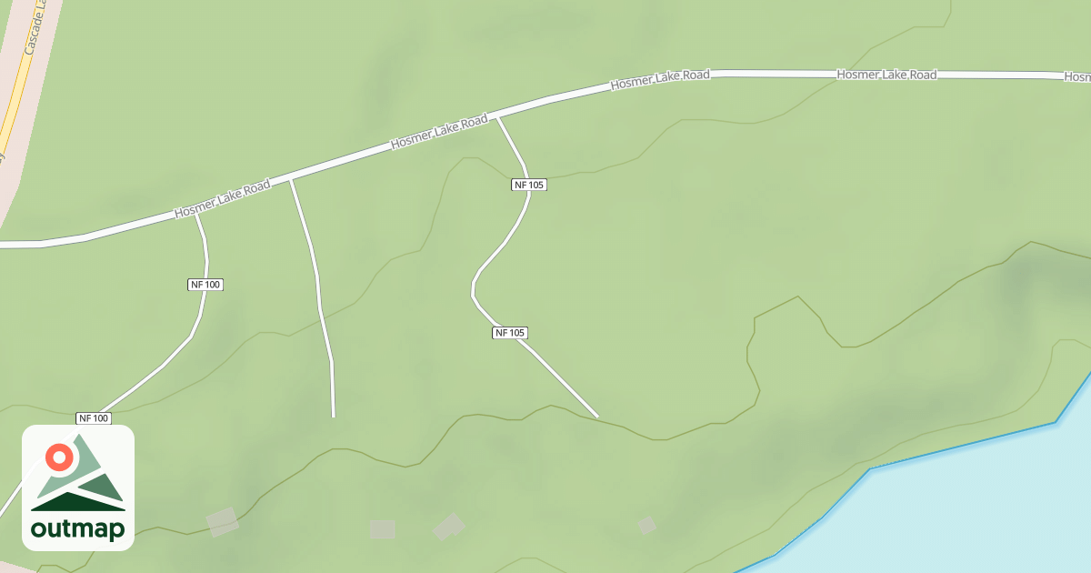 Map of ELK LAKE TRACT K REC