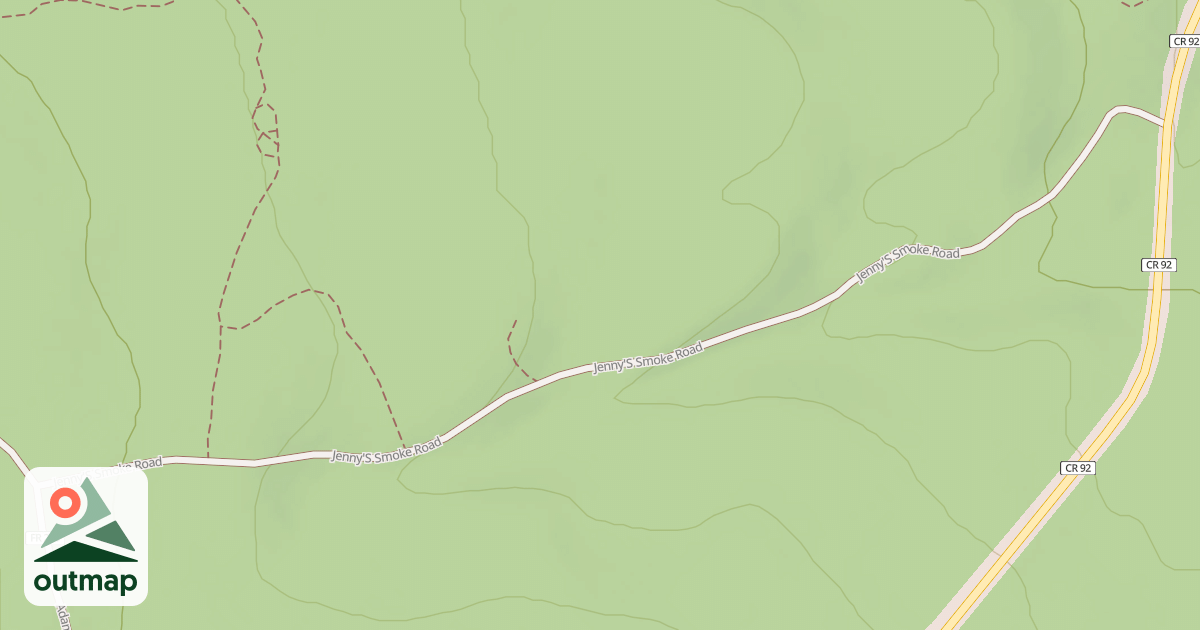 Map of JENNY'S SMOKE
