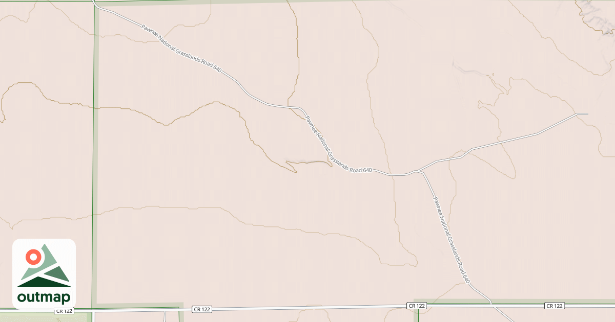 Map of ROAD 640