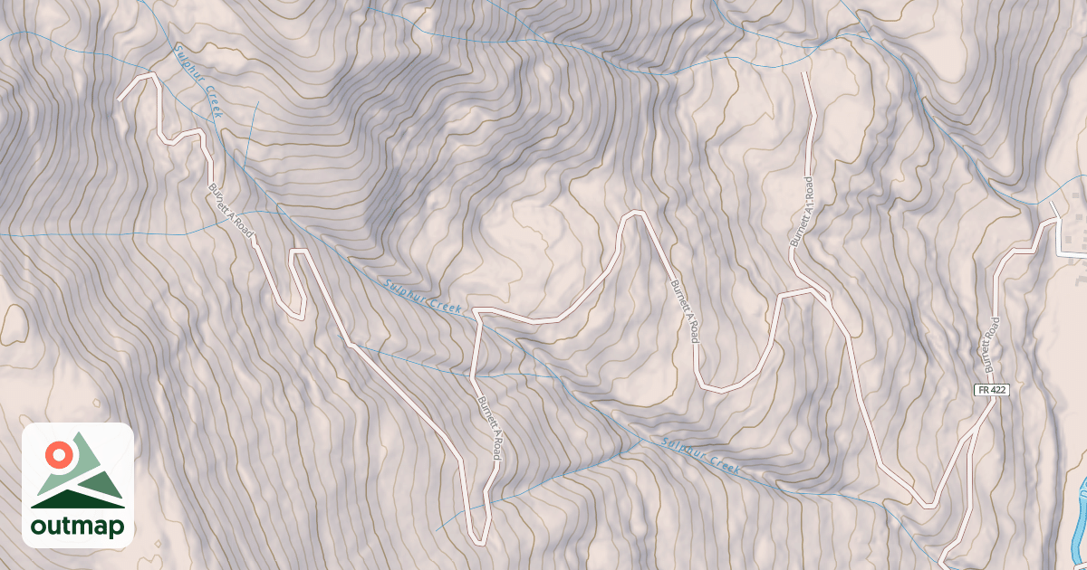Map of BURNETT A