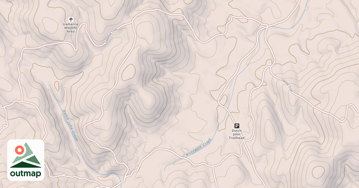 Map of ROCKY MT. LOOP OHV