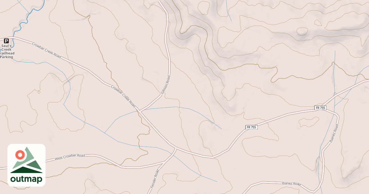 Map of CROWBAR CRK