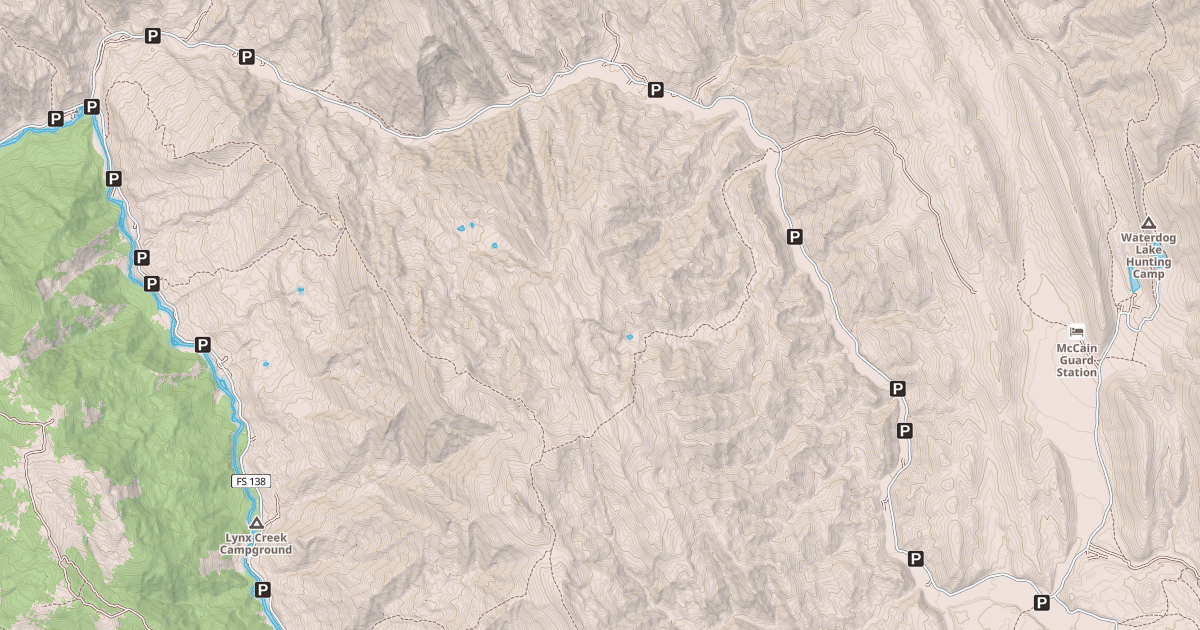 Map preview of Little Greys River Snomo Trail