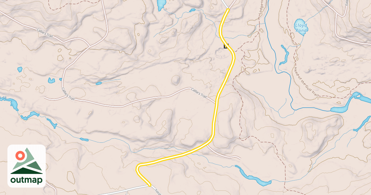 Map of Upper Valley Road