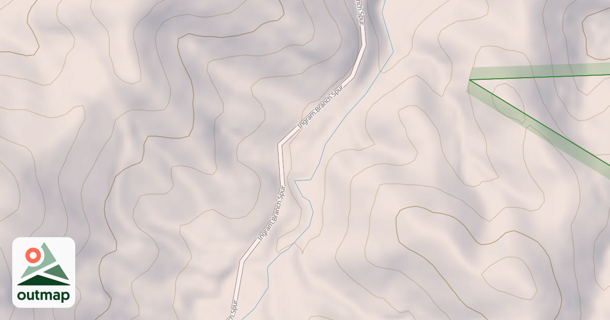 Map of INGRAM BR.SPUR