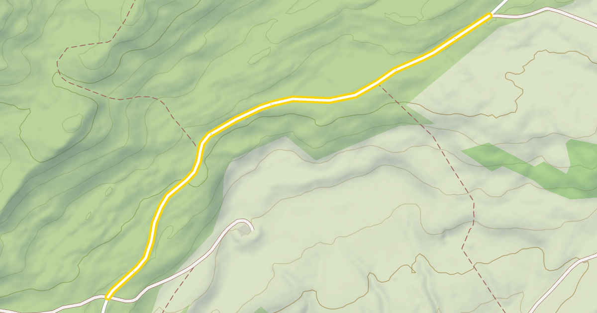 Map preview of Route Forestière des Forêts Monts