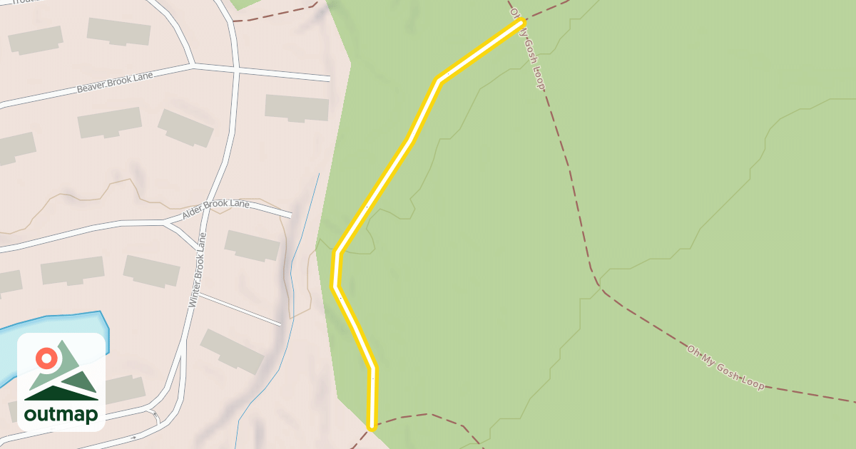 Map of Snowbrook Trail