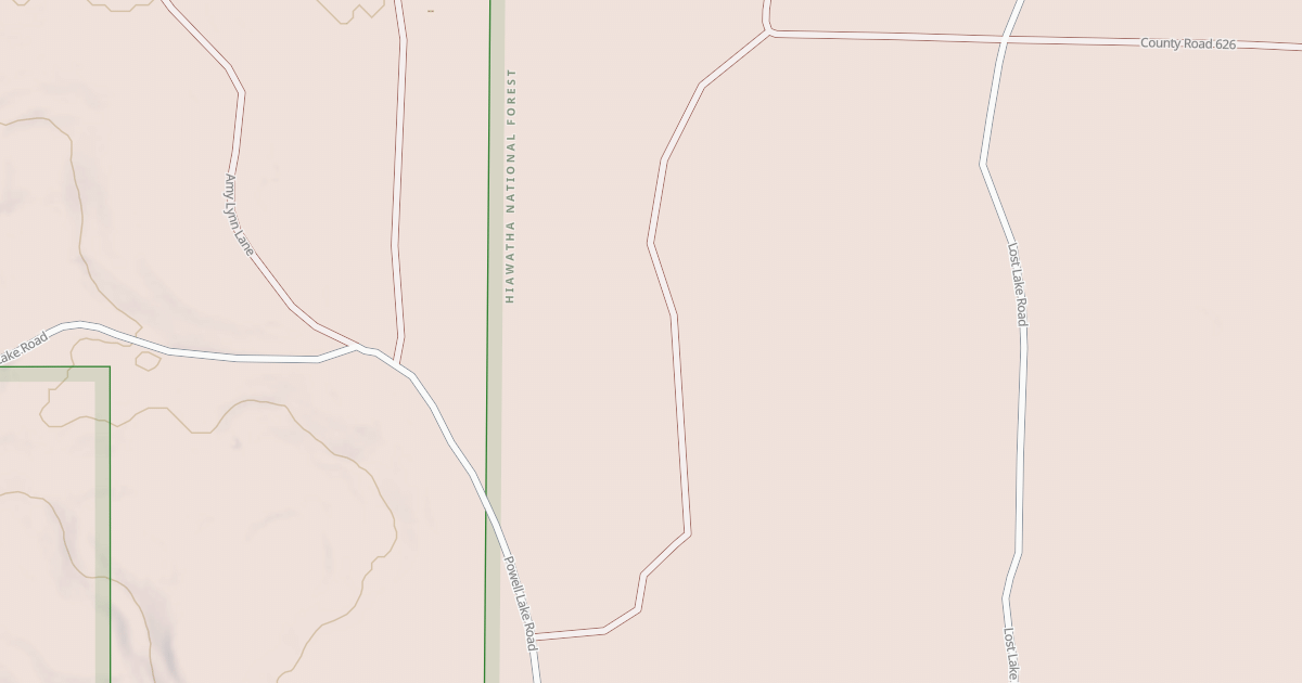 Map preview of POWELL EAST