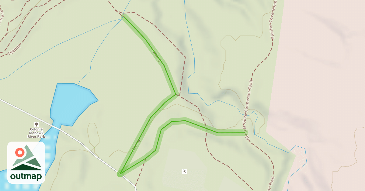 Map of Hiking