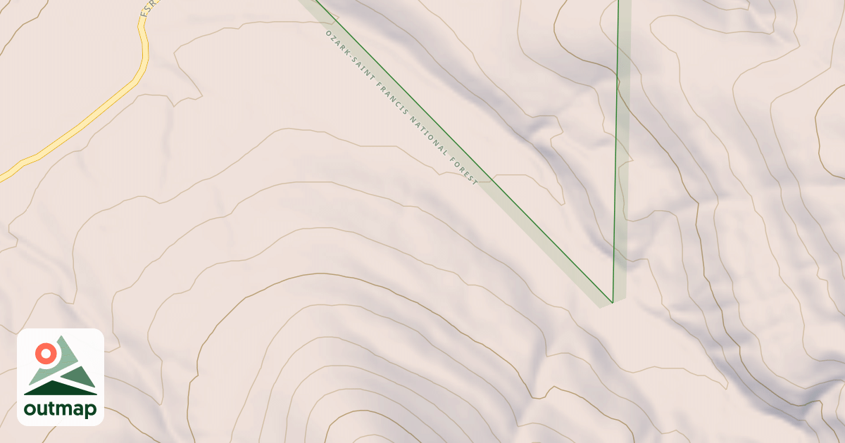 Map of USFS National Forest System Roads {2160FEE0-988E-499F-8566-7144EBC6C8FE}