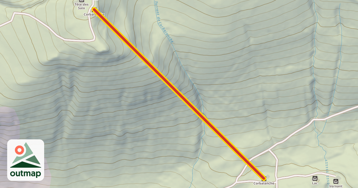 Map of Corbalanche