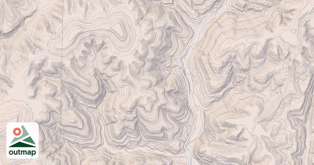 Map of MCMINN KNOB