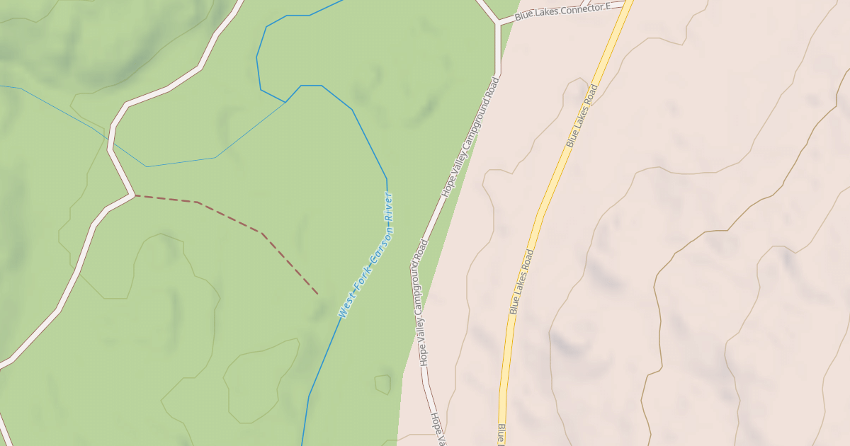 Map preview of HOPE VALLEY LOOP W