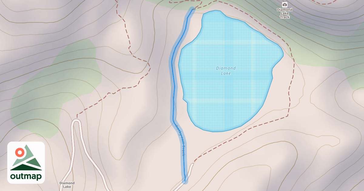 Map of Rocky Hill Track