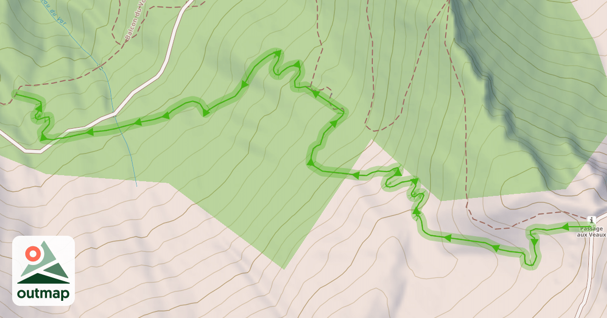 Map of VTT Enduro des Tétras N°47
