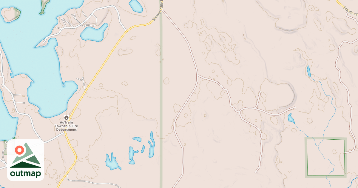 Map of NORTH HEMLOCK