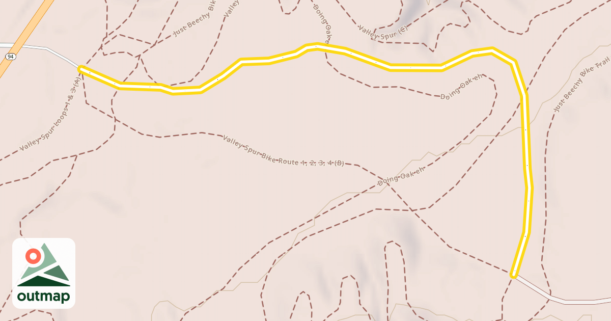 Map of Valley Spur (A)