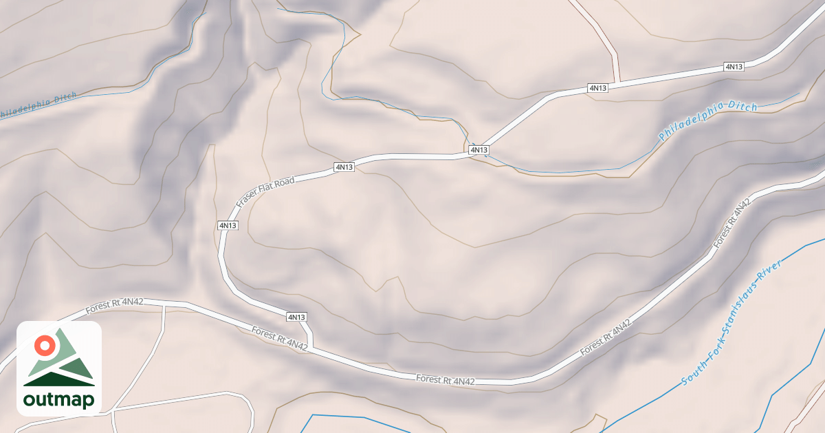 Map of FRASER FLAT RD