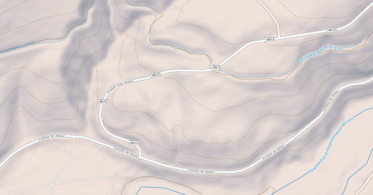 Map preview of FRASER FLAT RD