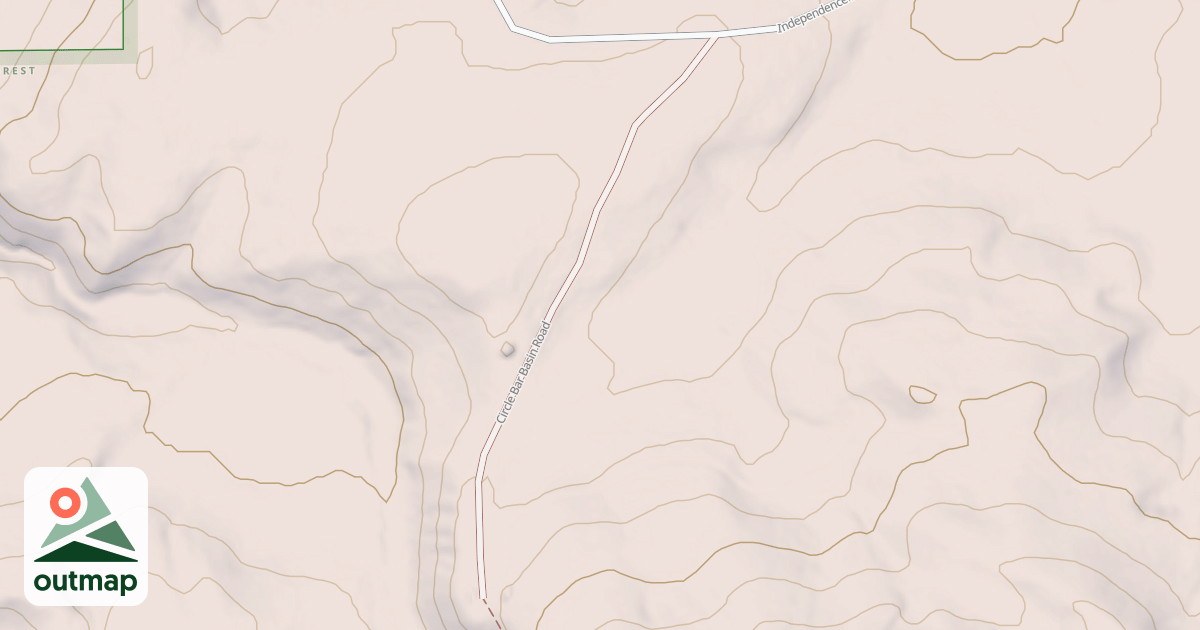 Map of CIRCLE BAR BASIN