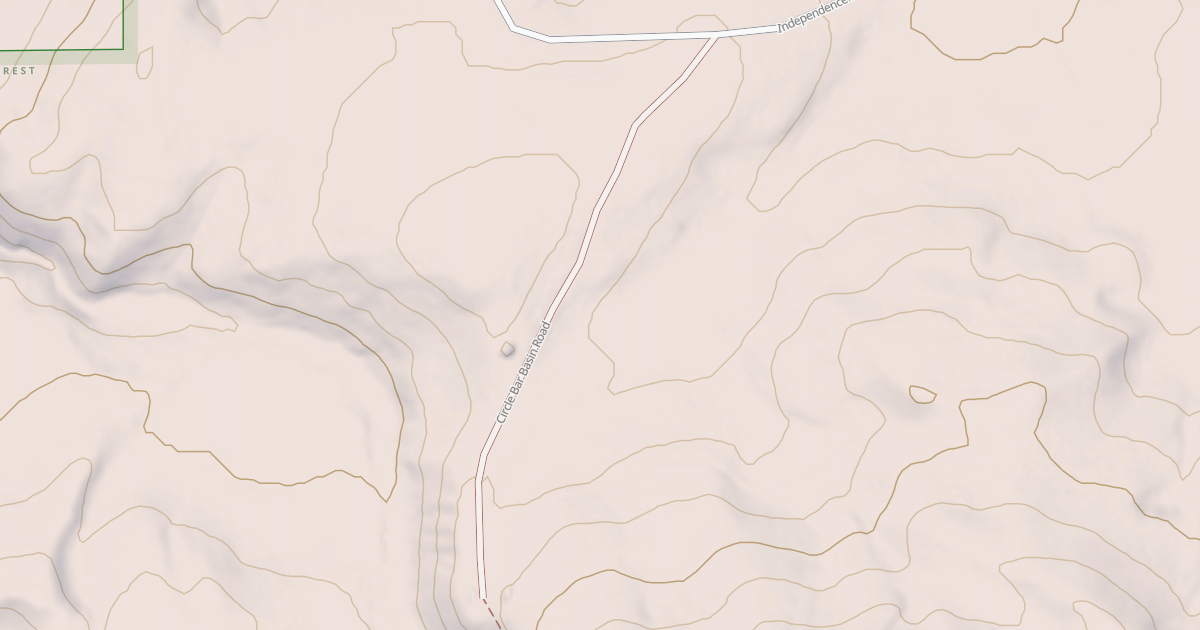 Map preview of CIRCLE BAR BASIN