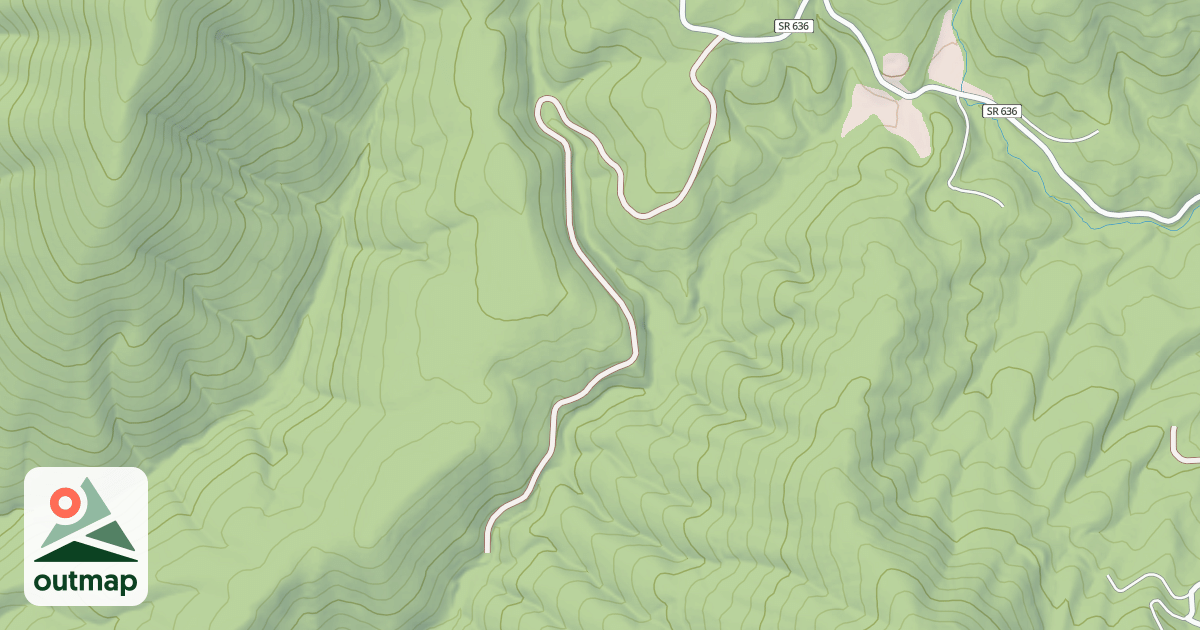 Map of DEVILS BRANCH
