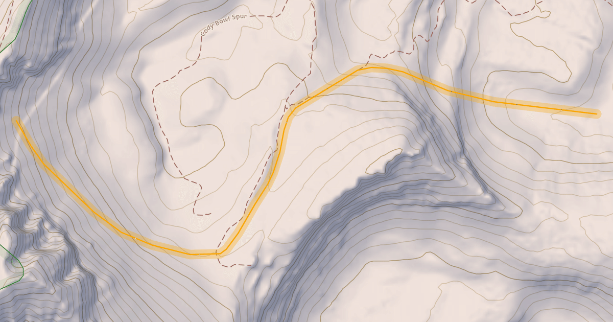 Map preview of Cody Bowl