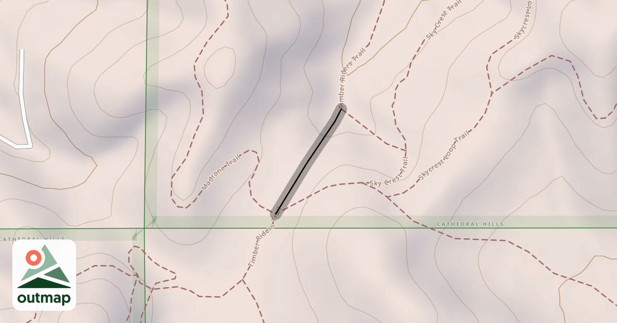 Map of Timber Riders Trail