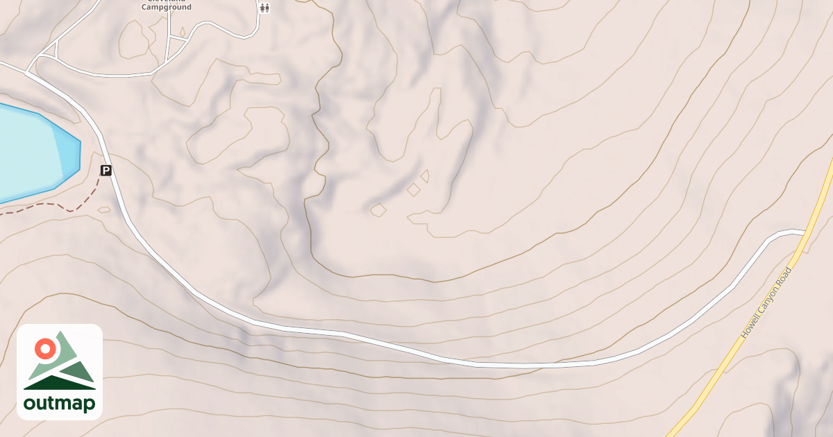 Map of LAKE CLEVELAND C G