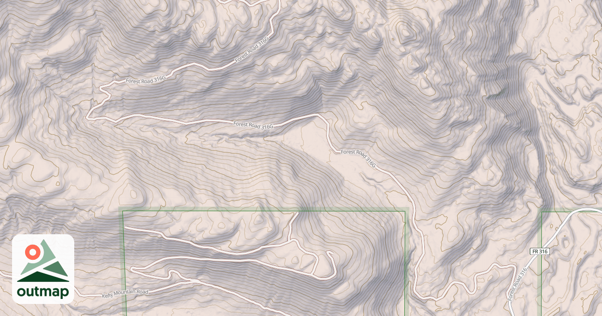 Map of CRYSTAL CREEK