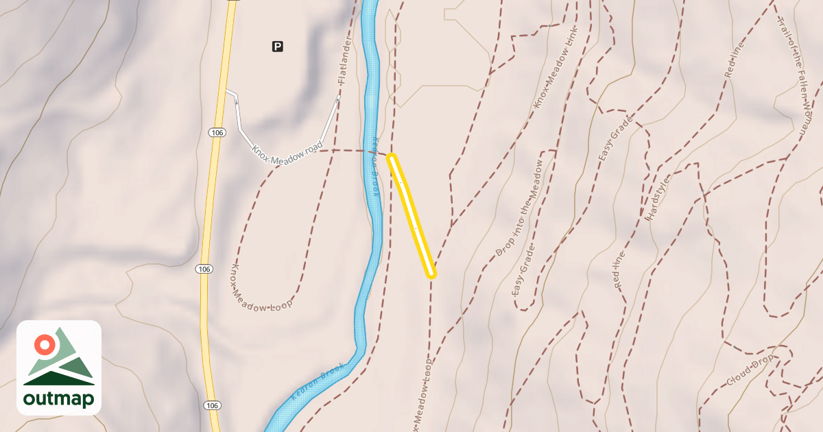 Map of Knox Meadow Loop