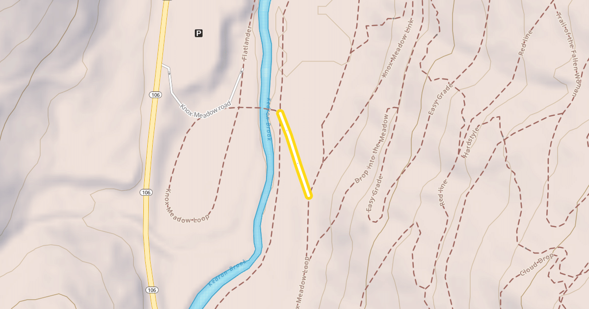 Map preview of Knox Meadow Loop
