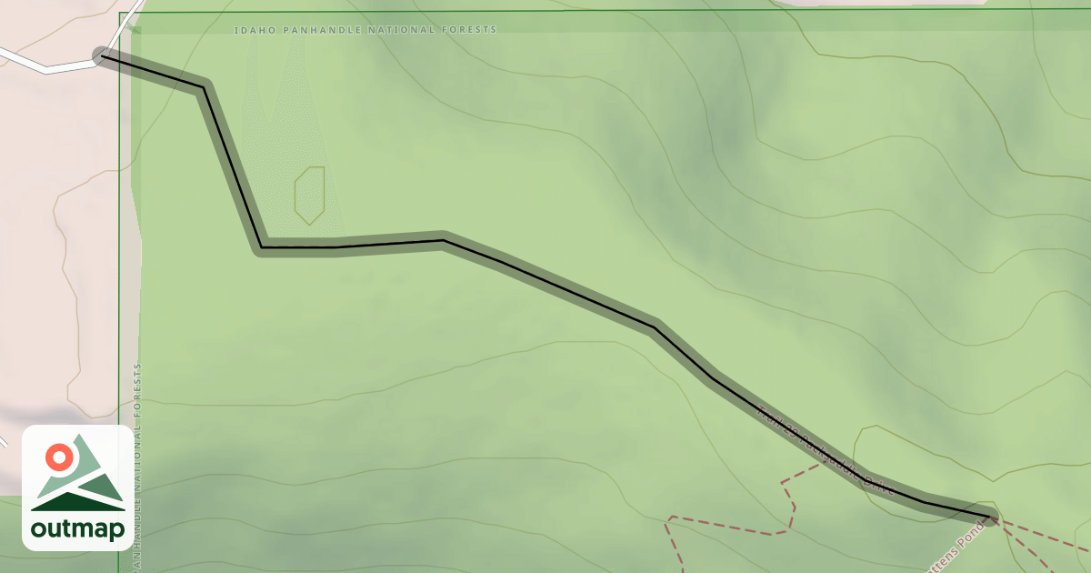 Map of Trail 29 Packsaddle Drive