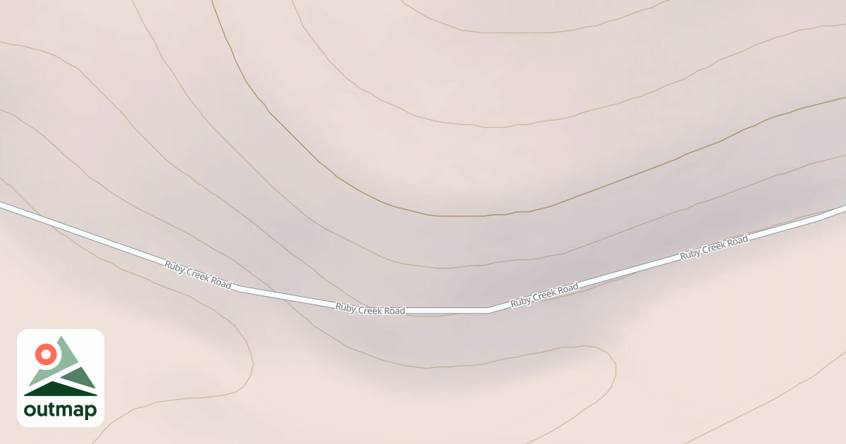Map of RUBY CREEK B