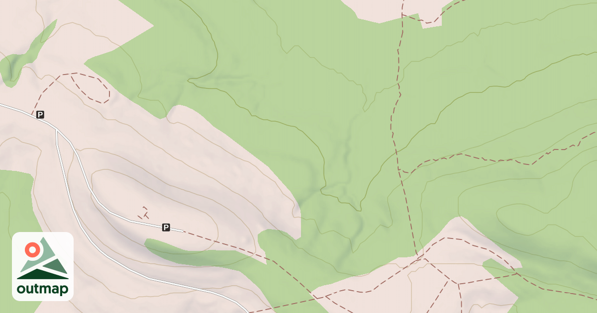 Map of Prince Gallitzin State Park Trails