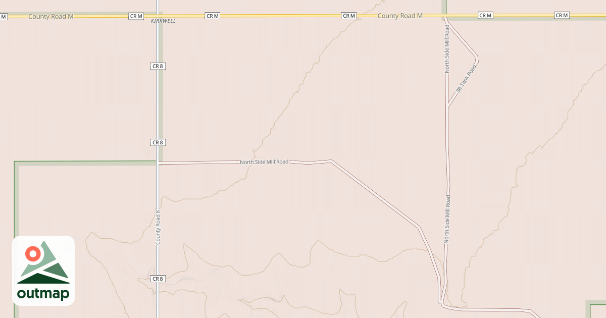 Map of NORTH SIDE MILL