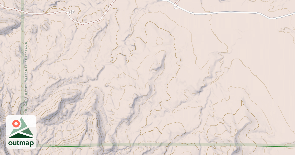 Map of USFS Motor Vehicle Use Map Trails 22643
