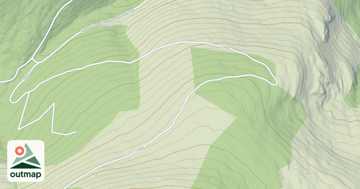 Map of GREGG SWANEY RIDGE