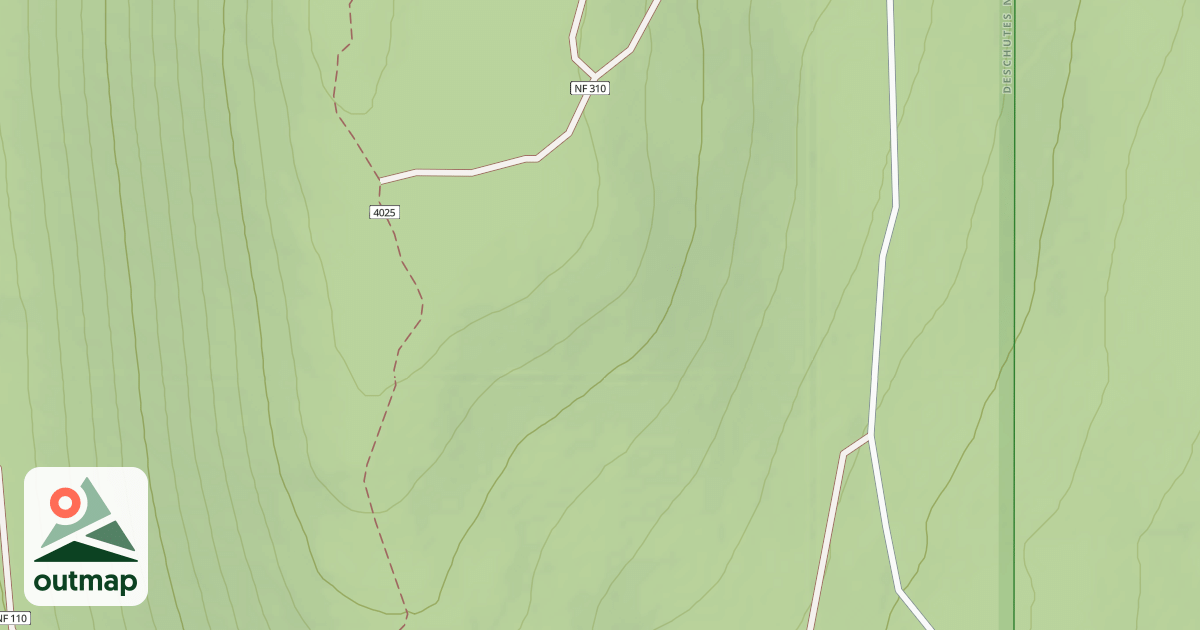 Map of USFS Motor Vehicle Use Map Roads {4F30AA07-08B7-4794-AED6-45C7B0E9CA9C}