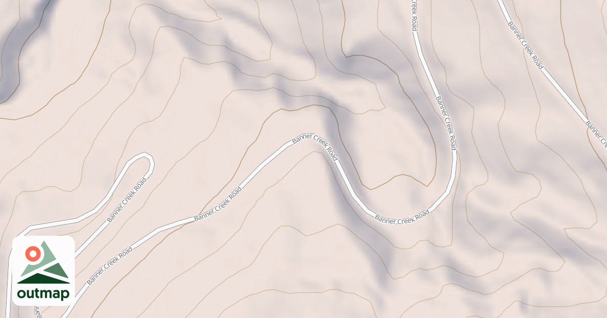 Map of BANNER CREEK