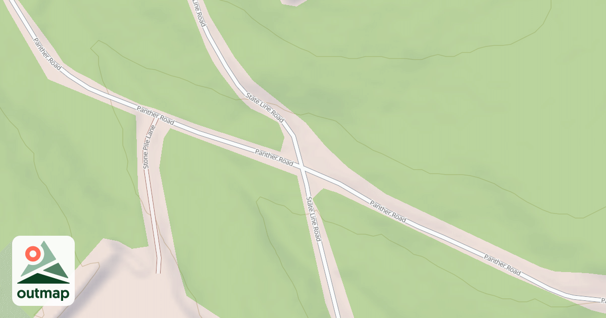 Map of Panther Snowmobile Trails